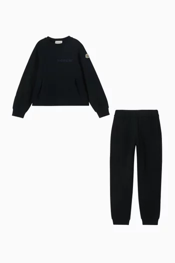 Sweatshirt and Sweatpants Tracksuit Set