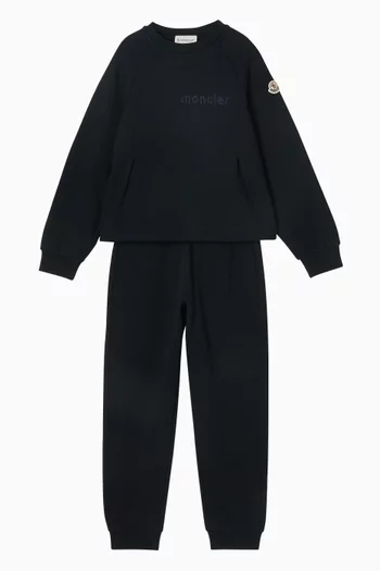 Sweatshirt and Sweatpants Tracksuit Set