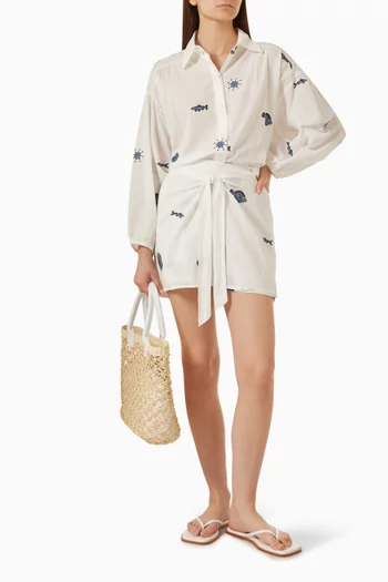 Alix Printed Shirt in Cotton