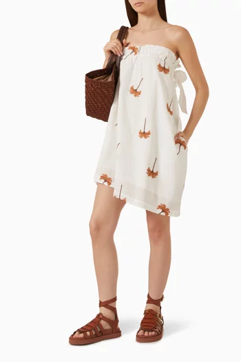 Deverux One-shoulder Dress in Cotton