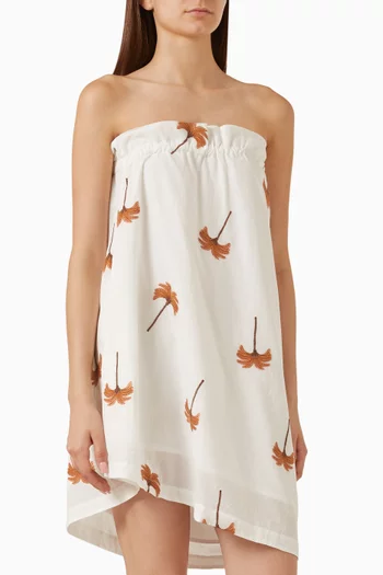 Deverux One-shoulder Dress in Cotton