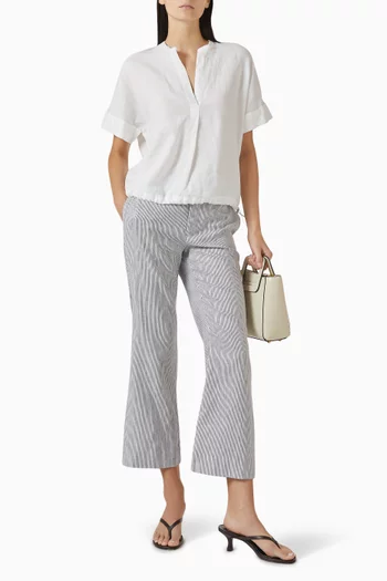 Dolman-sleeve Top in Linen