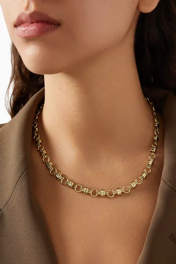 Jerry Necklace in 14kt Gold-plated Sterling Silver