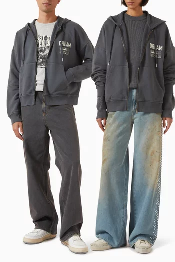 كنزة بغطاء رأس أوتافيانو قطن للجنسين