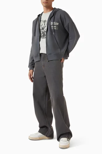 تي شيرت بطبعة قطن