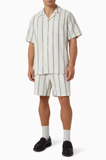 Lukas Check Dobby Shirt in Cotton
