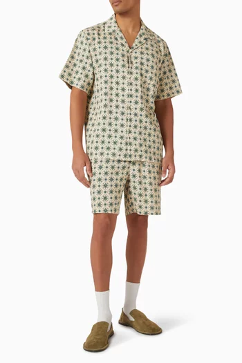 Lukas AOP Tapestry Shirt in Cotton