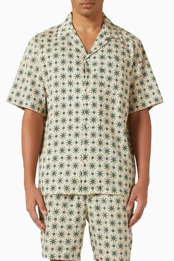Lukas AOP Tapestry Shirt in Cotton