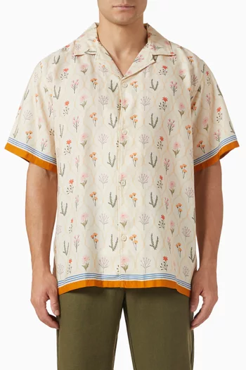 Lukas AOP Wild Flowers Shirt in Lyocell