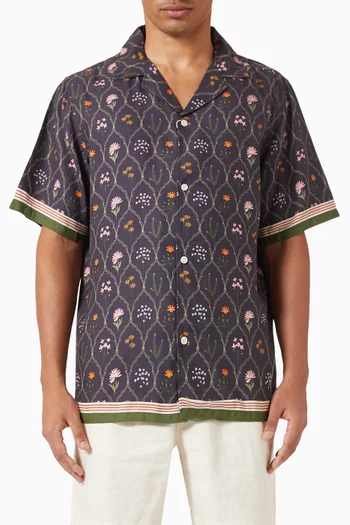 Lukas AOP Wild Flowers Shirt in Lyocell
