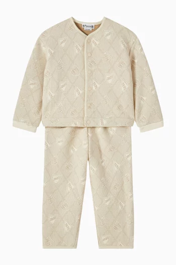 بنطال رياضي الفين مبطن مزيج قطن عضوي