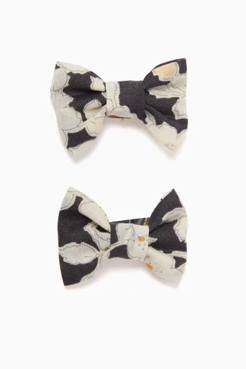 Miniclic Hair Bows in Liberty fabric