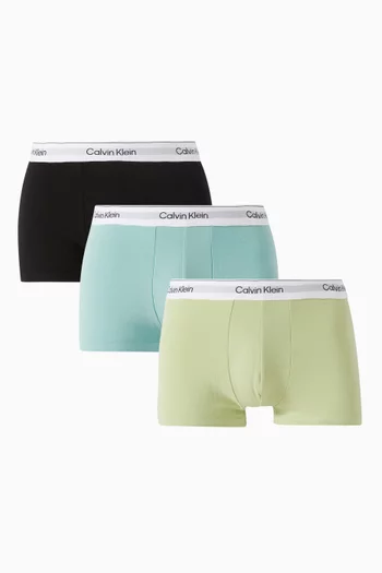 Low-rise Icon Boxer Briefs in Stretch Cotton, Set of 3