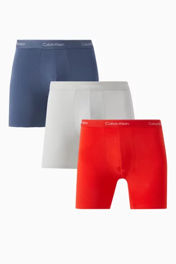Icon Boxer Briefs in Stretch-cotton, Set of 3