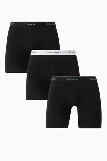 Icon Boxer Briefs in Stretch-cotton, Set of 3