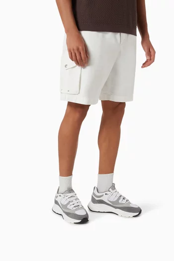 Aero Sneakers in Leather & Mesh