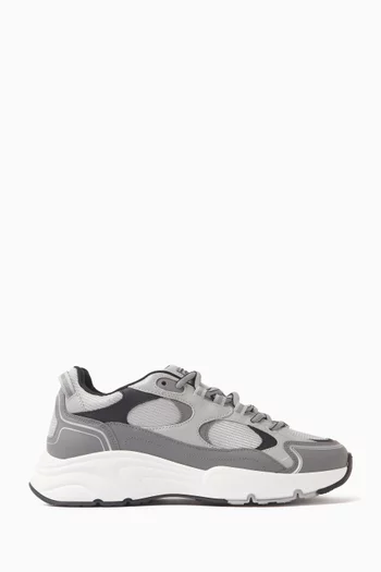 Pulse Sneakers in Leather & Nylon