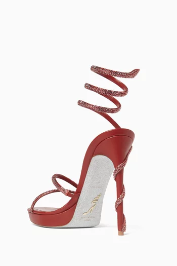Margot 105 Sandals in Embellished Leather