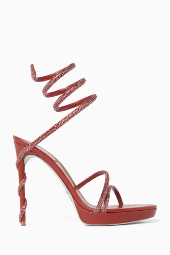 Margot 105 Sandals in Embellished Leather