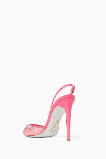 Cinderella 105 Slingback Pumps in Mesh