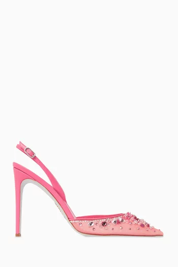 Cinderella 105 Slingback Pumps in Mesh