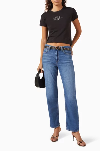 Featherweight Dre Boyfriend Jeans in Denim