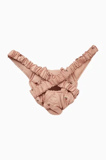 حامل دمى بتطريز على شكل كرز