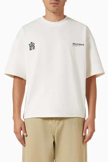 Dual Logo T-shirt in Cotton