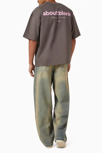 Box Logo T-shirt in Cotton