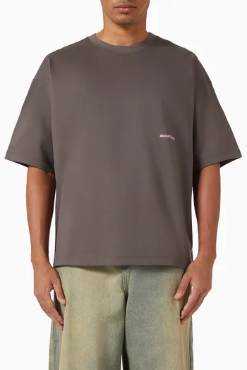 Box Logo T-shirt in Cotton