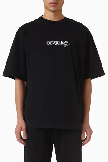 Scribble Arrow Skate Logo T-shirt in Cotton