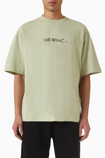 Scribble Arrow Skate Logo T-shirt in Cotton