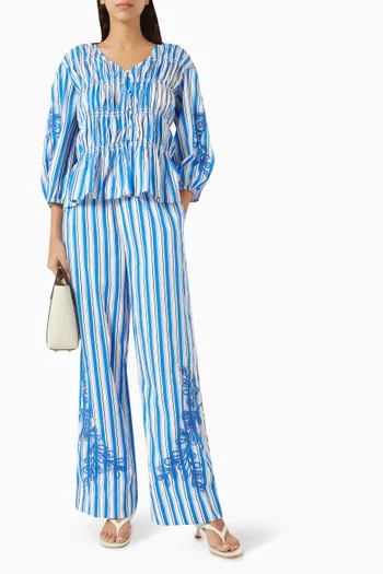 Yastimo Striped Top in Organic-cotton