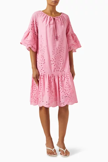 Yasjohanna Broderie Anglaise Dress in Organic Cotton