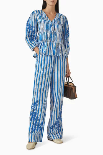 Yastimo Striped Top in Organic-cotton