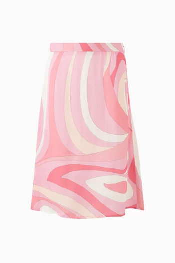 تنورة بنقشة آيرايد