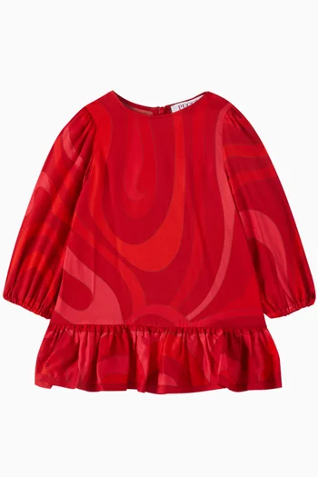 Abstract Dress in Cotton