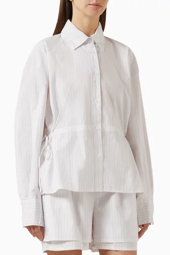 Room Drawcord Shirt in Organic Cotton