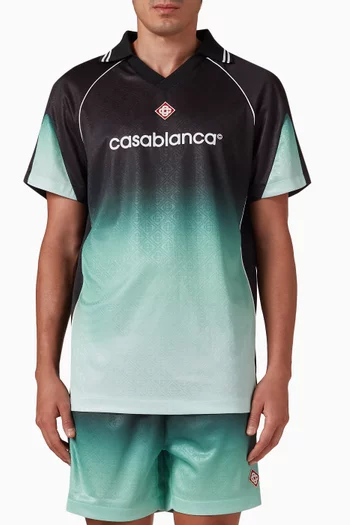 Gradient Monogram Jacquard Football Shirt