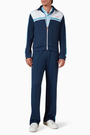 Textured Piqué Track Jacket