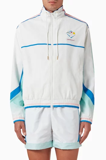 Casa Sportif Windbreaker Jacket in Technical-taffeta