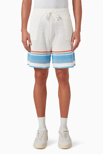 Crochet Tennis Shorts in Cotton