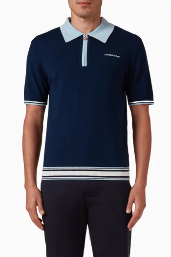Tennis Polo Shirt in Merino-wool