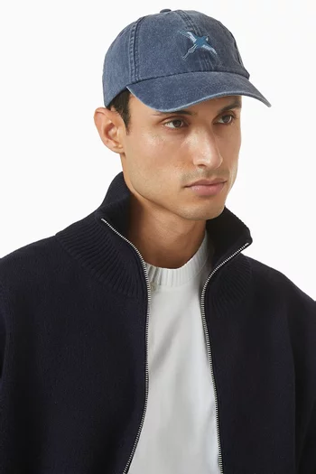 كاب مزين بطائر آكل النحل قطن