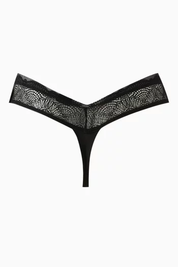 Thong in Geo Lace