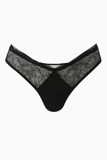 Thong in Geo Lace