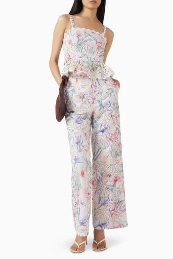 Amaryllis Embroidered Pants