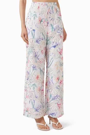 Amaryllis Embroidered Pants