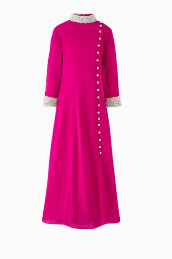 Cuff Embellished Dress