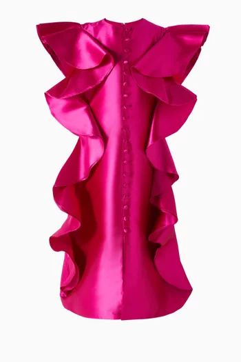 Exaggerated Ruffles Dress